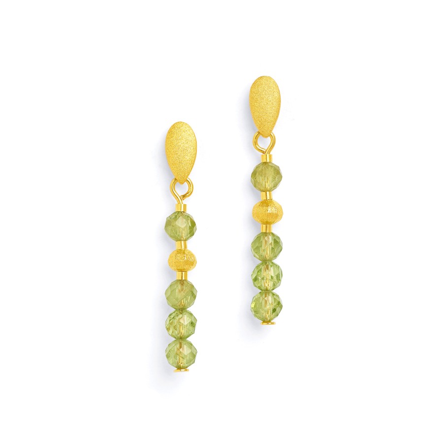 Bernd Wolf Collection "Lampana" Peridot Earrings