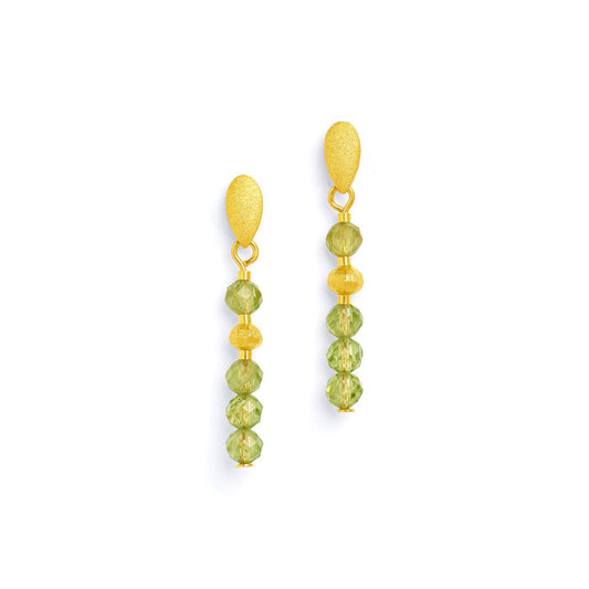 Bernd Wolf Collection "Lampana" Peridot Earrings