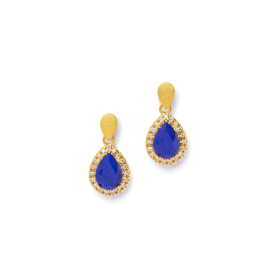 Bernd Wolf Collection "Antoinette" Lapis Earrings