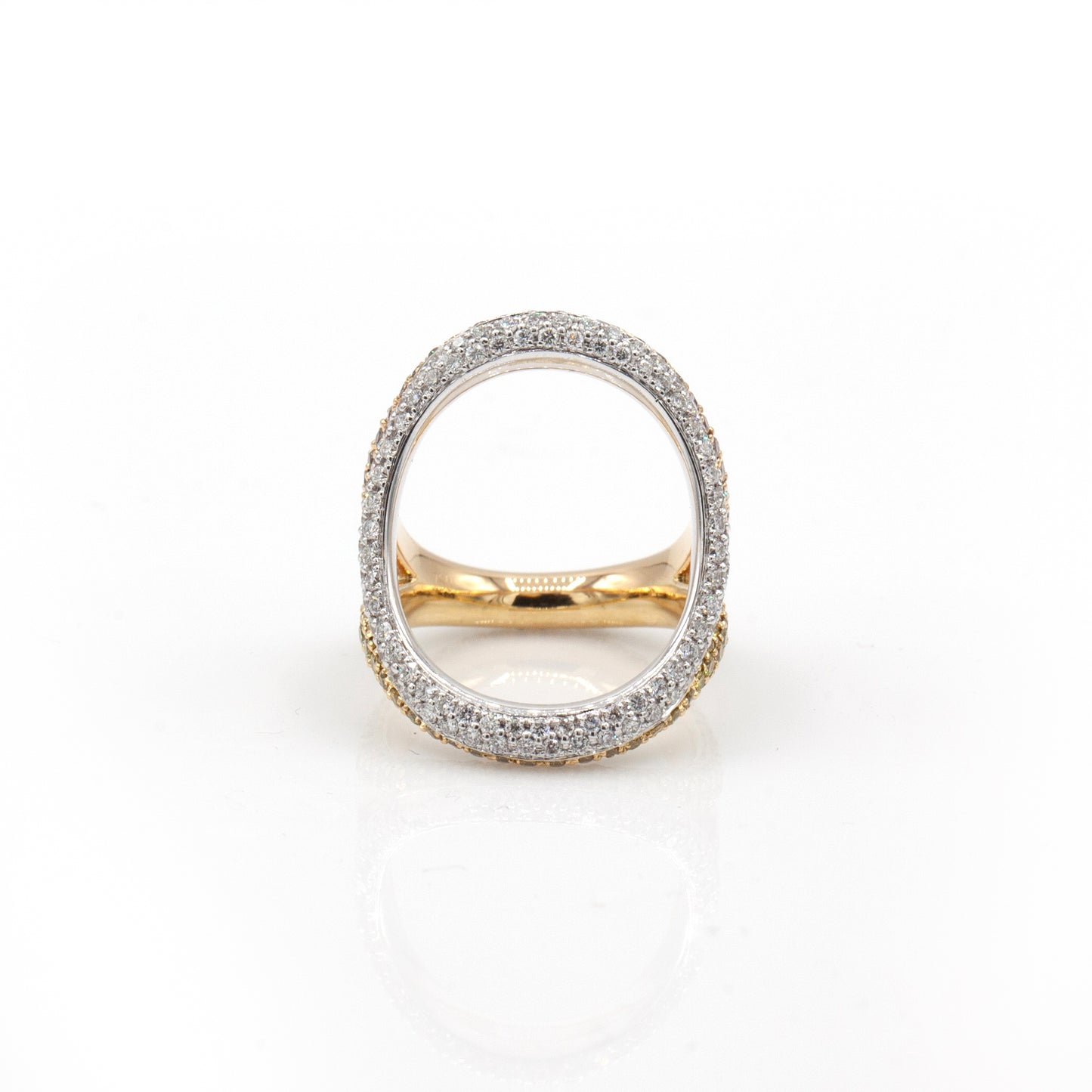 Estate Collection 18K Triple Diamond Ring