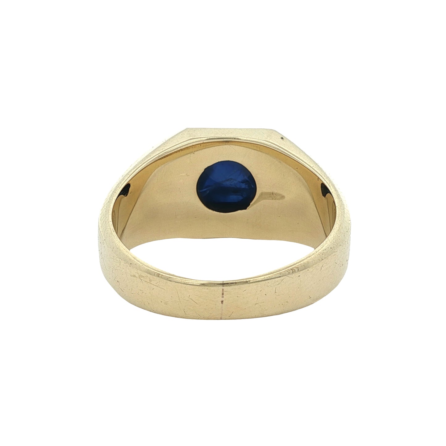 Estate Collection 1920's 5ct Cabochon Sapphire Men's Ring