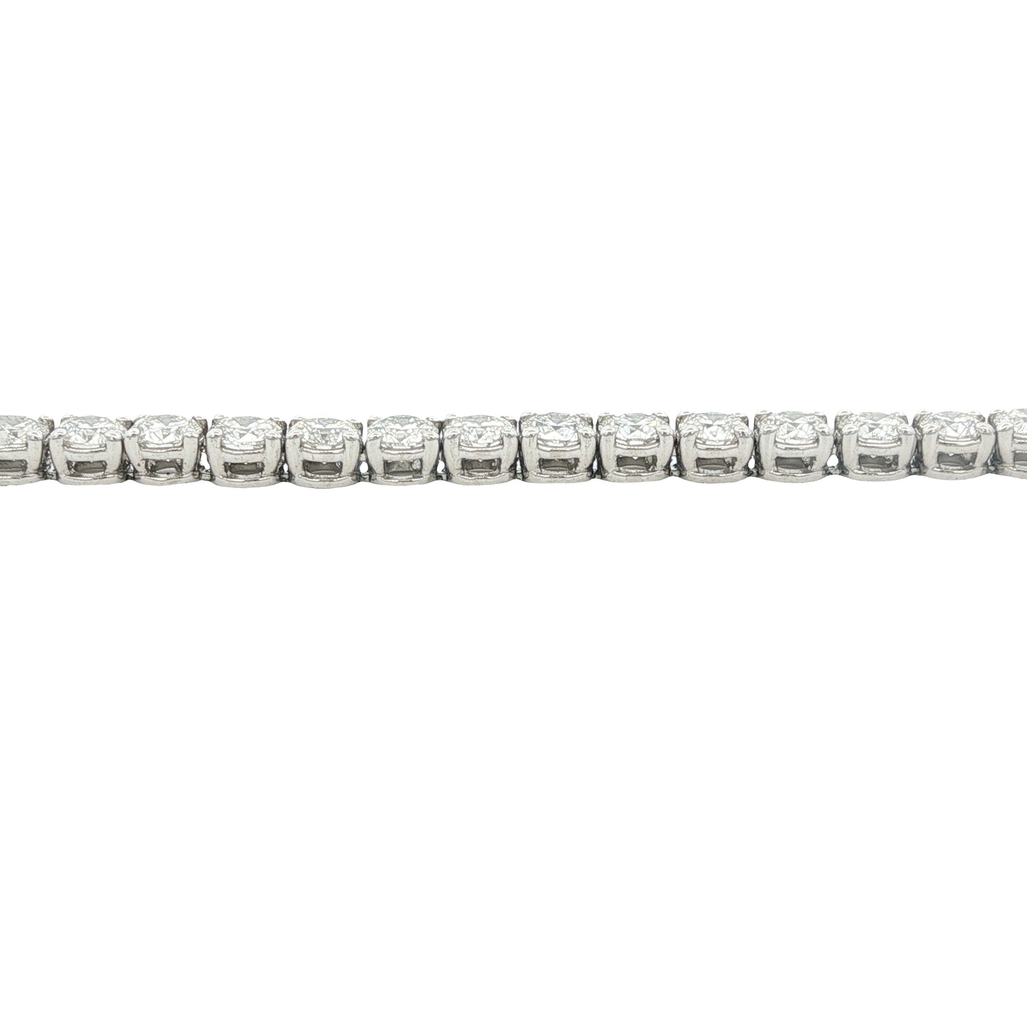 14K White Gold 8.25CT Lab-Created Diamond Tennis Bracelet