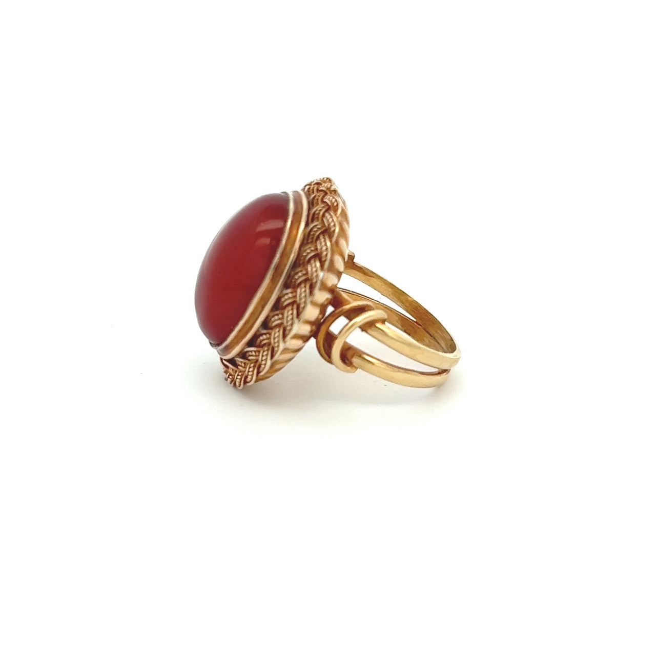 Estate Collection Carnelian Cabochon Ring