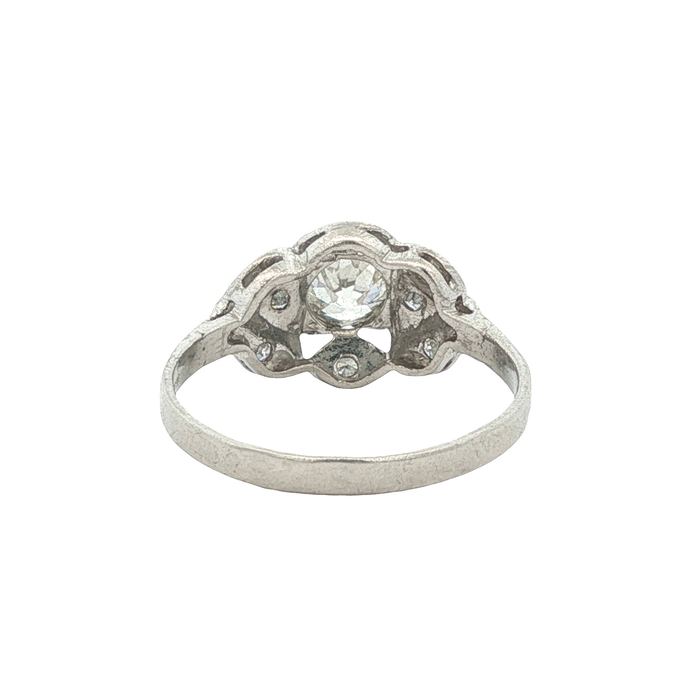 Estate Collection 1930's Art Deco Platinum Diamond Ring