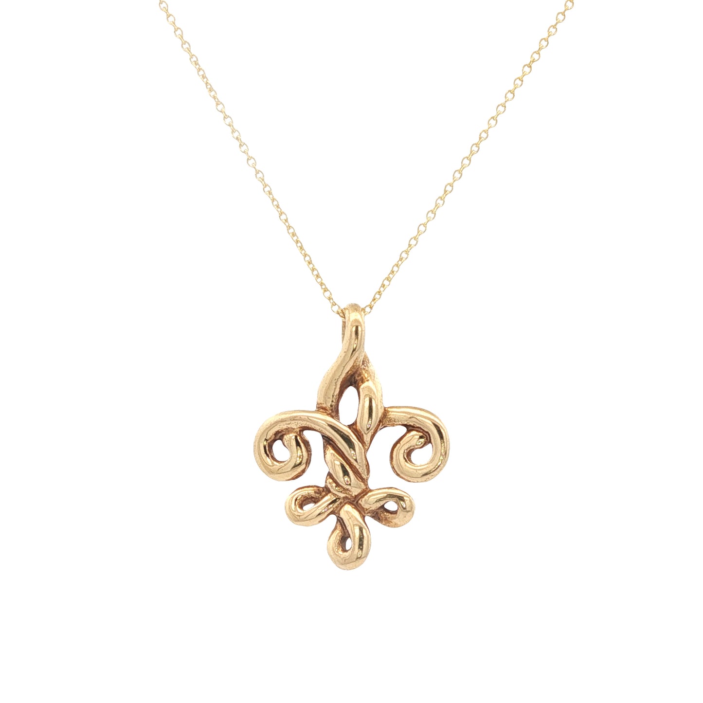 Cristy Cali Fleur de Love Knot 18K Pendant (sm)
