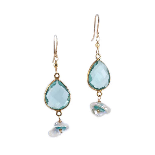 Anna Hollinger Keishi Pearl Earrings