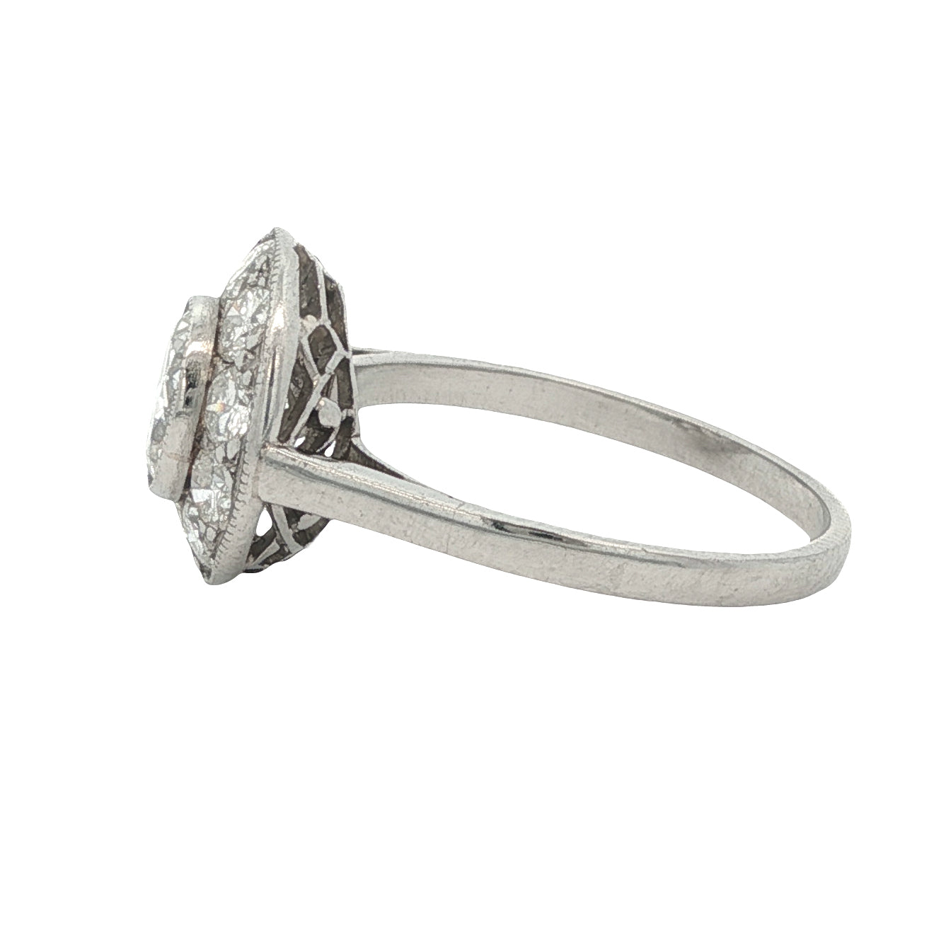 Estate Collection Art Deco-inspired Platinum Diamond Ring