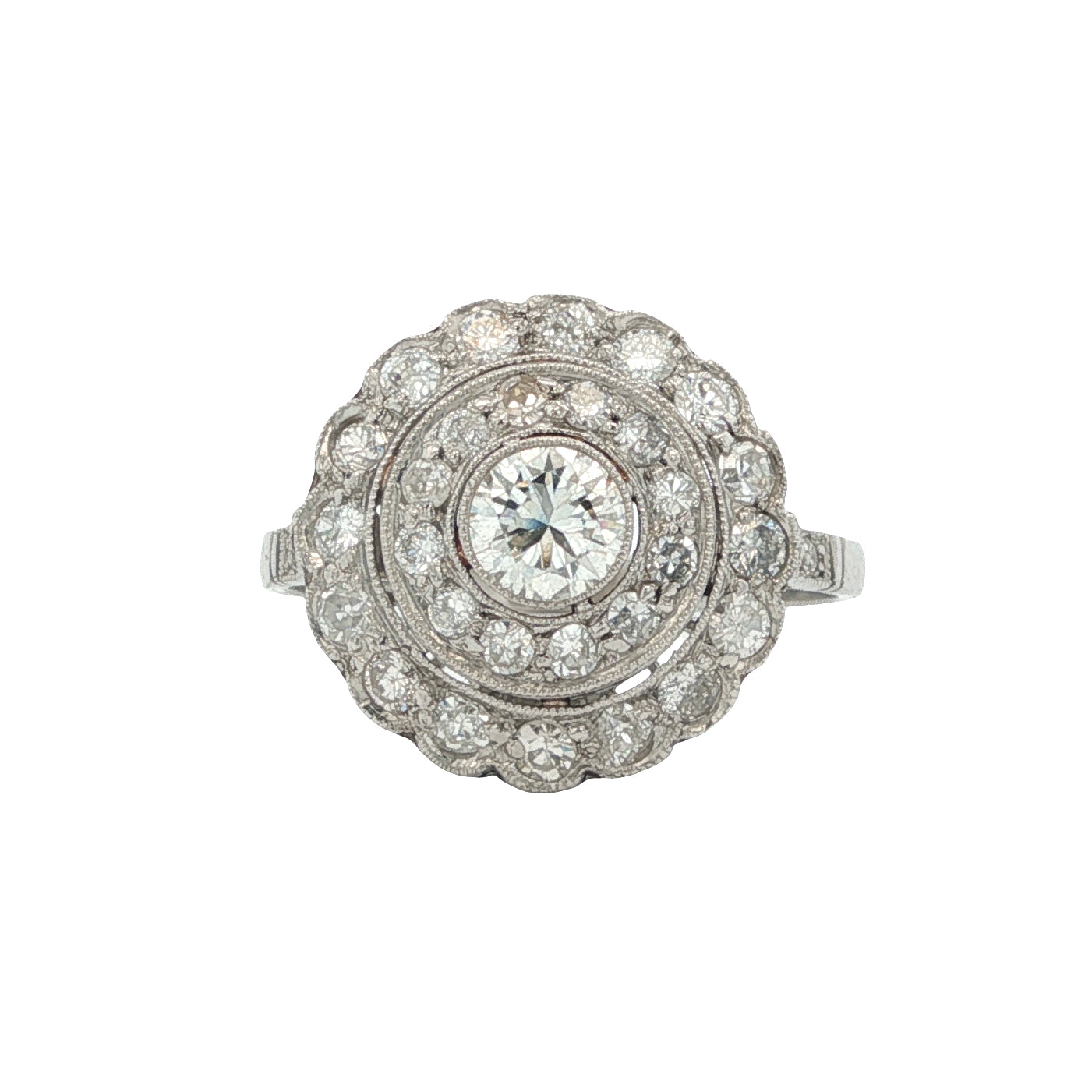 Estate Collection Art Deco Platinum Diamond Ring