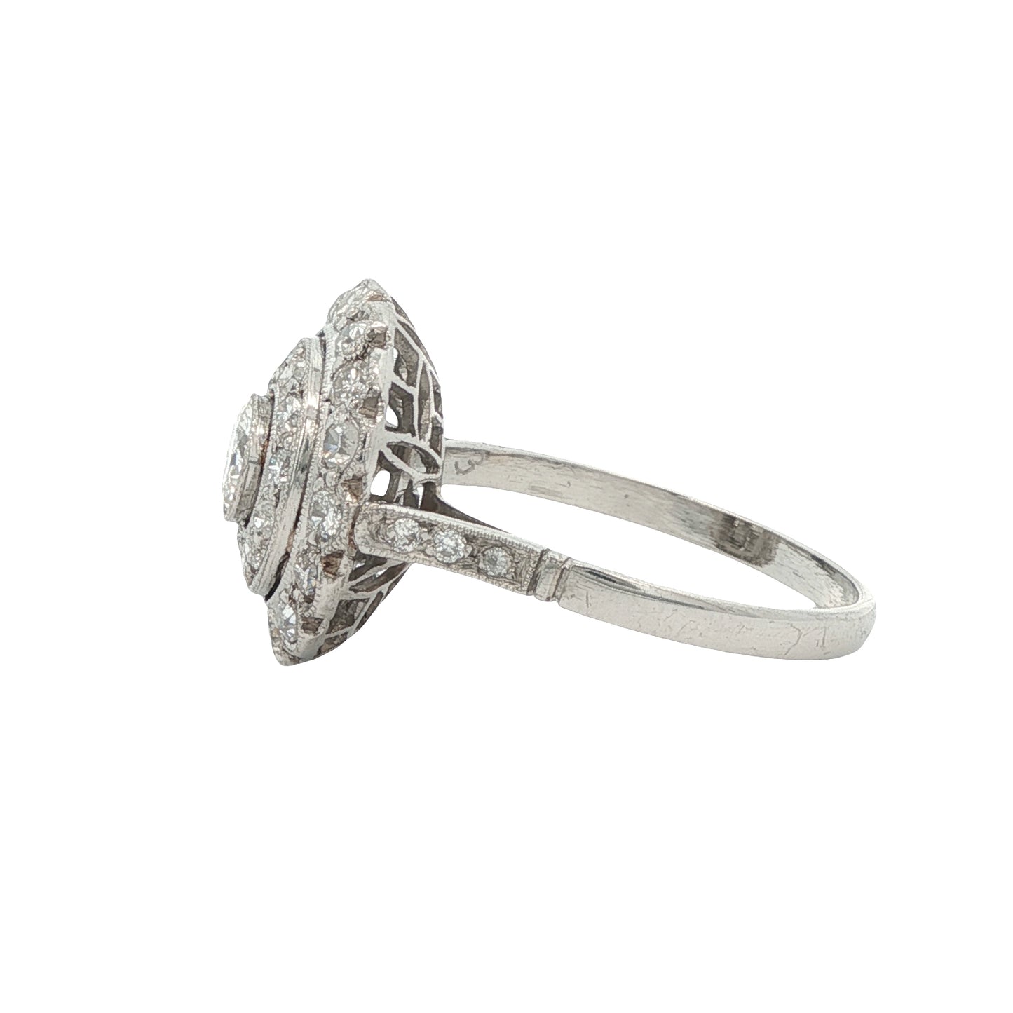 Estate Collection Art Deco Platinum Diamond Ring