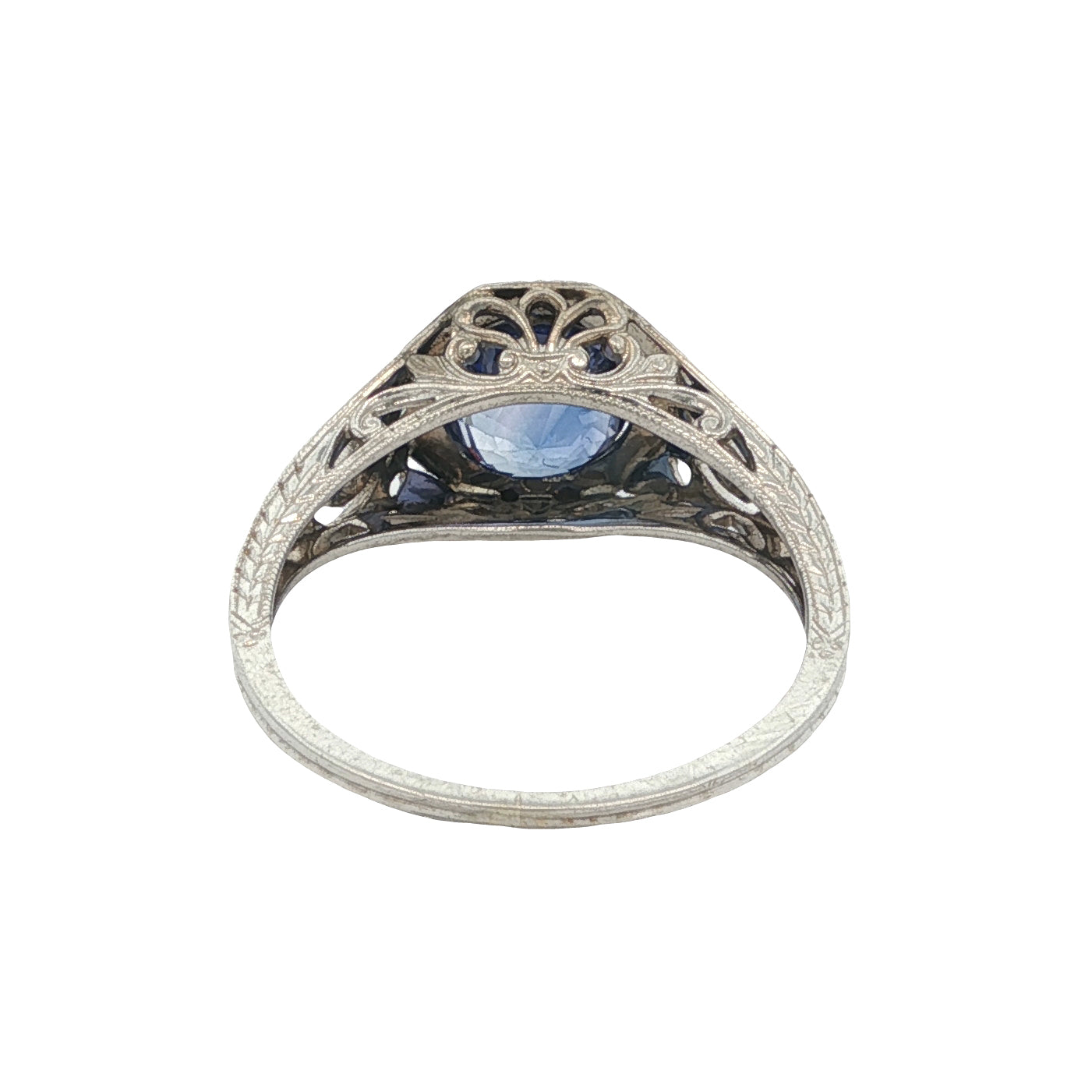 Estate Collection Art Deco Purple Ceylon Sapphire Ring