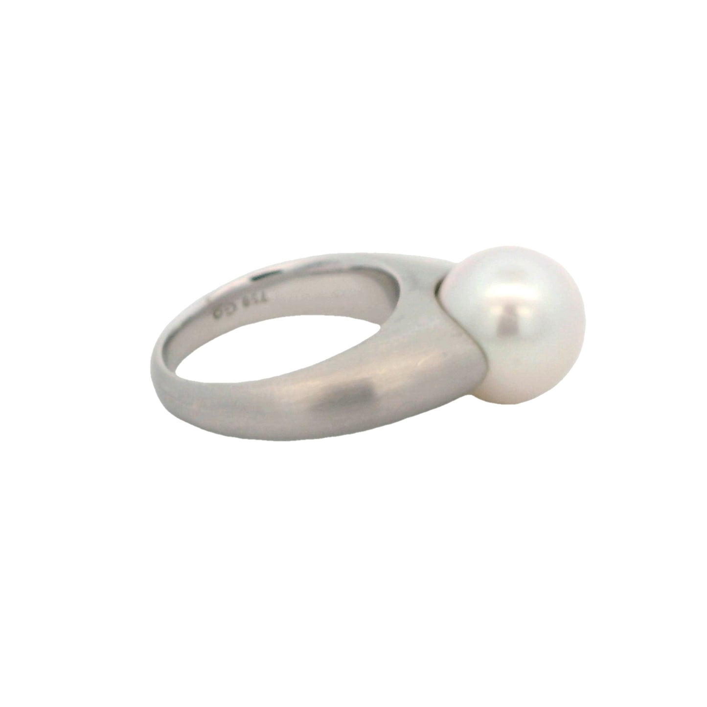 18K White Gold South Sea Pearl Ring