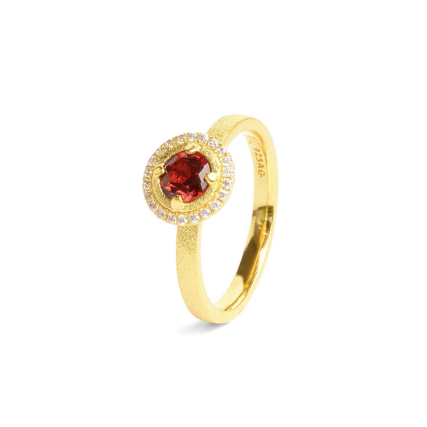 Bernd Wolf Collection "Disenia" Garnet & CZ Ring