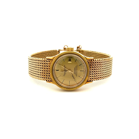 Vintage 18K Yellow Gold Omega Constellation Watch