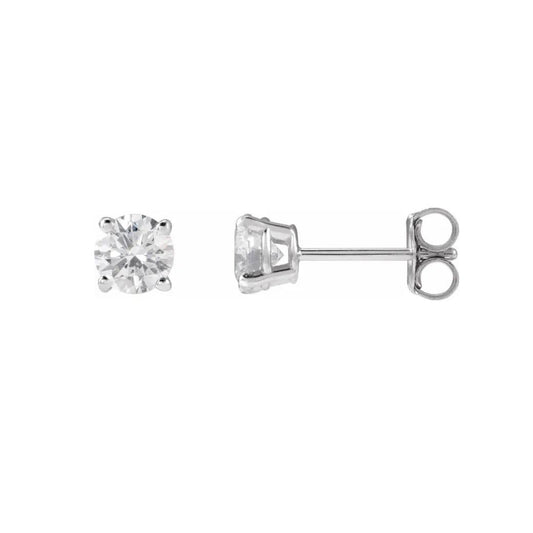 14k 0.75ct Lab-Created Diamond Stud Earrings
