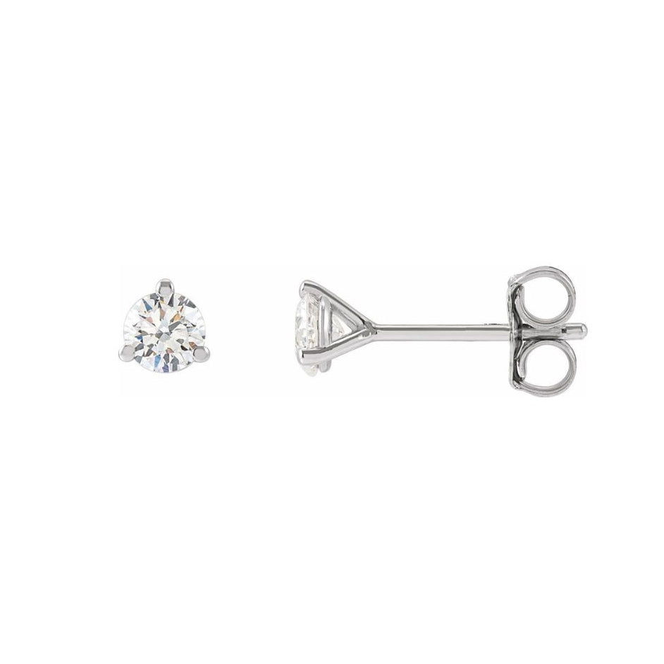 14K 3/4ctw Diamond Stud Earrings