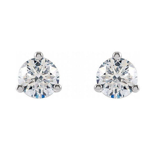 14k 1.5CT Lab-Created Diamond Stud Earrings