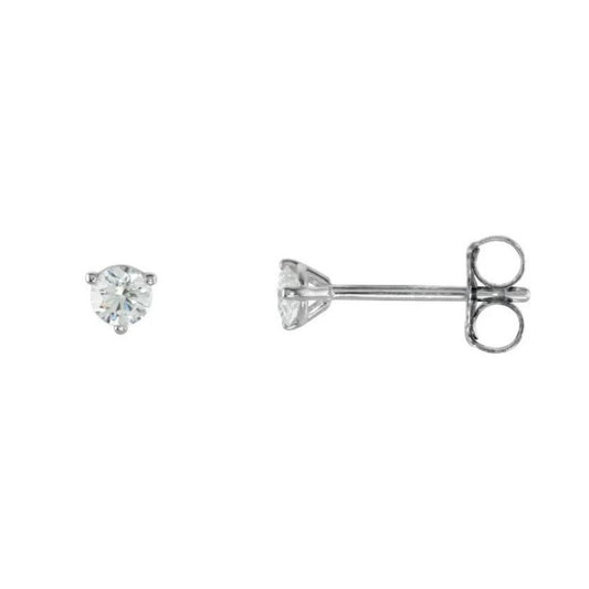14K 1/5ctw Diamond Stud Earrings