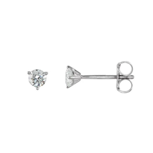 14K 1/4ctw Diamond Stud Earrings