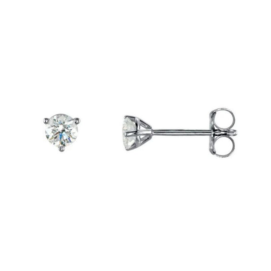 14K 1/3ctw Diamond Stud Earrings