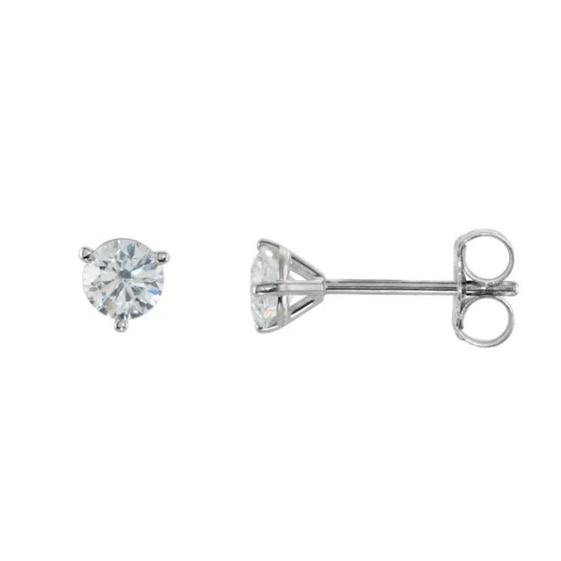 14K 1/2ctw Diamond Stud Earrings