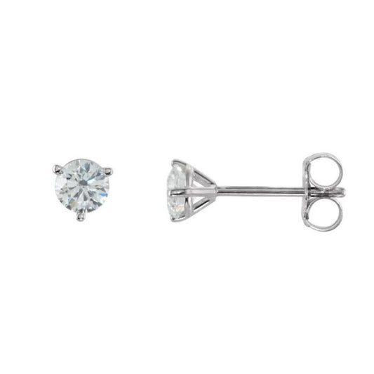 14K 1/2ctw Diamond Stud Earrings