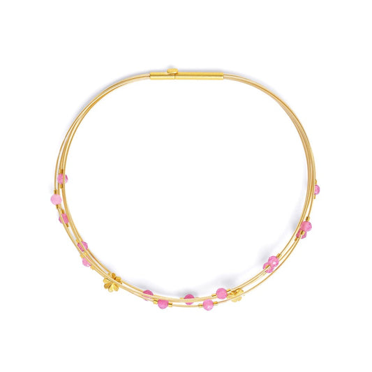 Bernd Wolf Collection "Kleefacena" Pink Tourmaline Bracelet