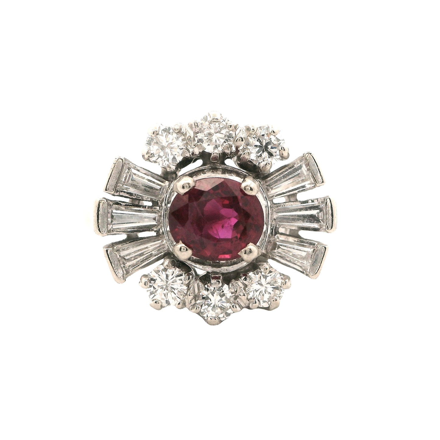 Estate Collection 14K 1.30ct Ruby & Diamond Ring