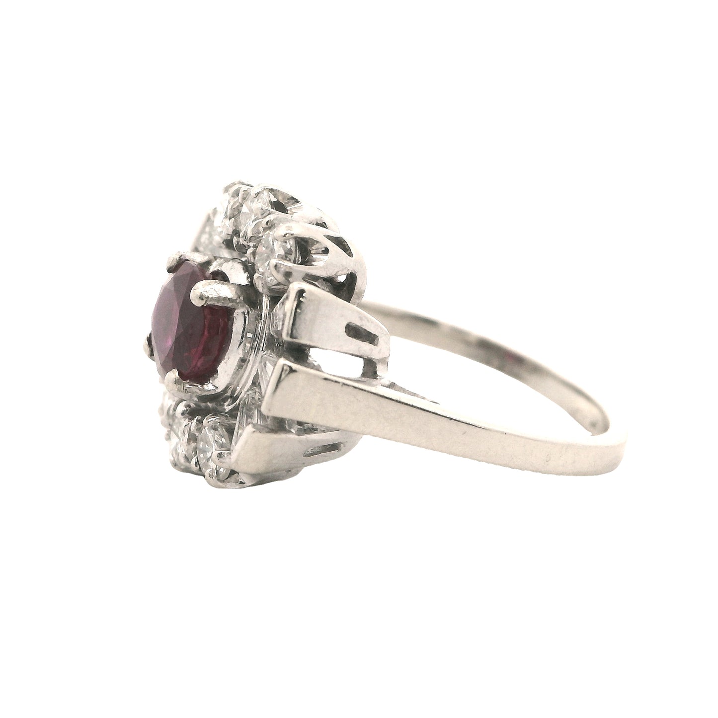 Estate Collection 14K 1.30ct Ruby & Diamond Ring