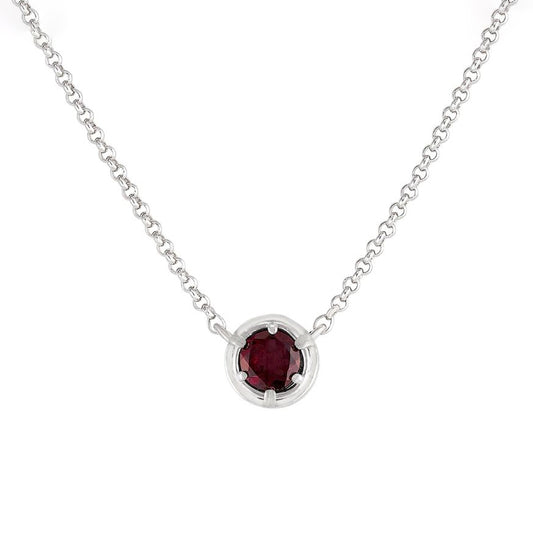Anatoli Collection Rhodolite Garnet Necklace (sml)