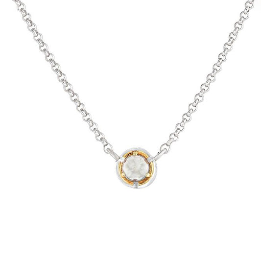 Anatoli Collection Round Rock Crystal Pendant (sml)