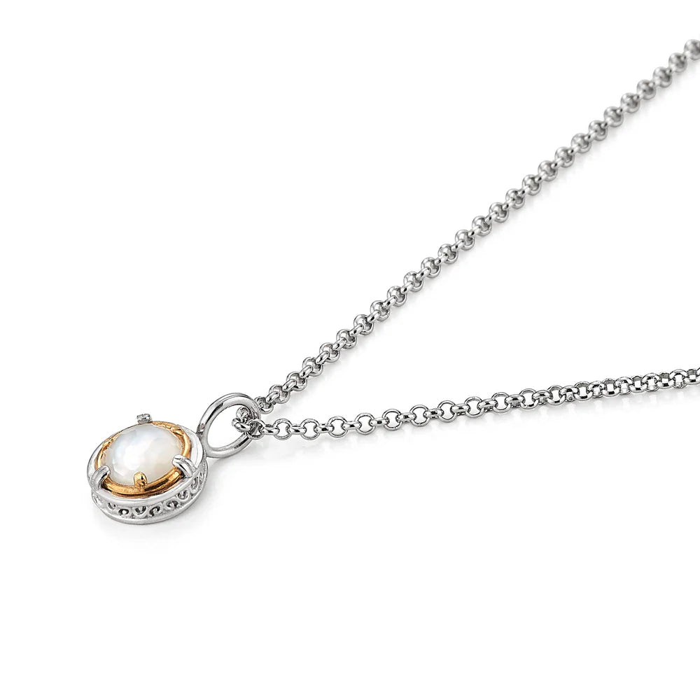 Anatoli Collection Mother of Pearl Necklace (Sml)