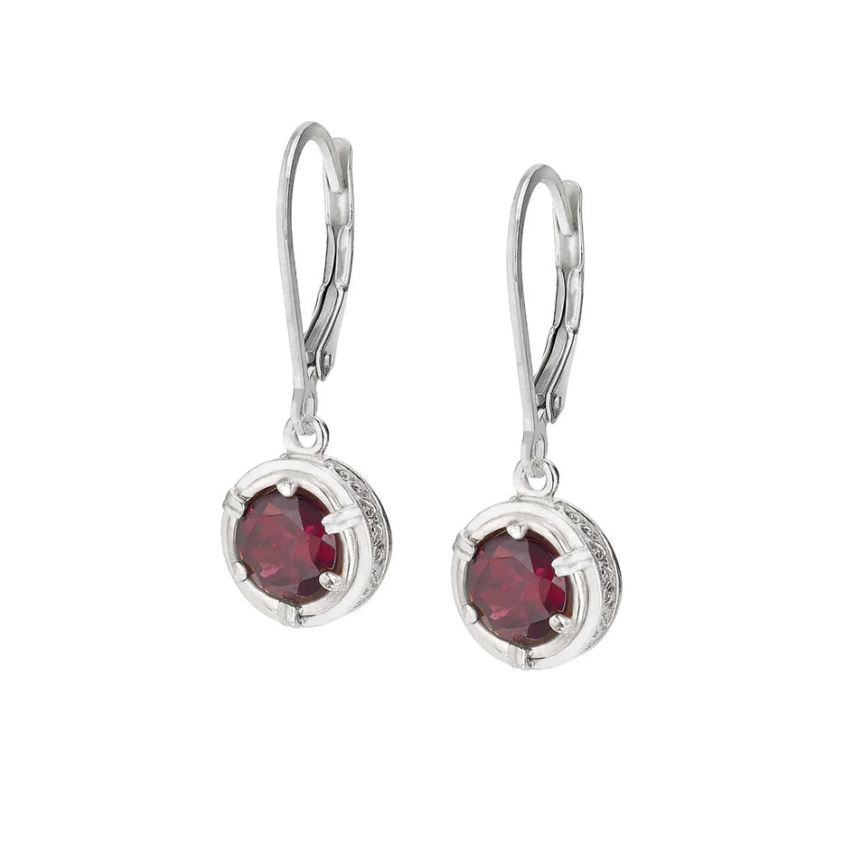 Anatoli Collection Garnet Earrings (sml)