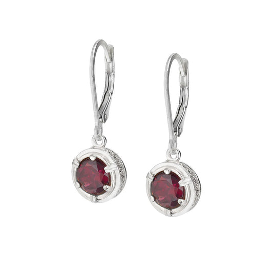 Anatoli Collection Garnet Earrings (sml)