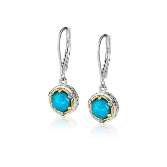 Anatoli Collection Chrysocolla Earrings (sml)