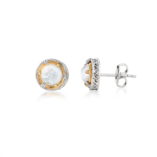 Anatoli Collection Mother of Pearl Earrings (Sml)