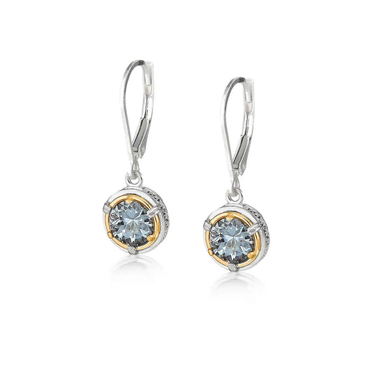 Anatoli Collection Aquamarine Earrings (sml)