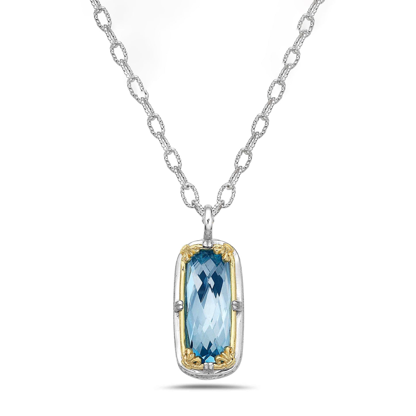 Anatoli Collection Blue Topaz Pendant