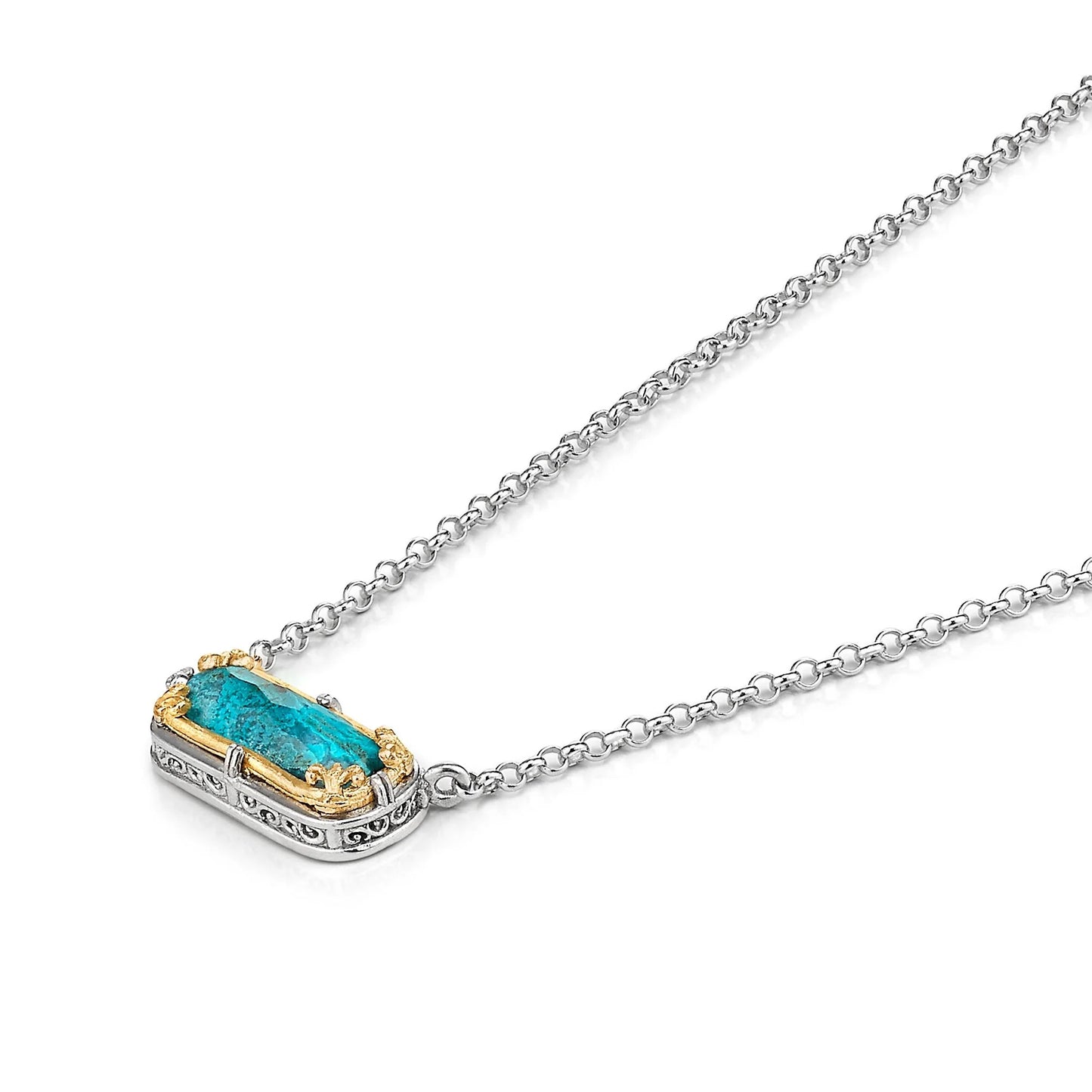 Anatoli Collection Chrysocolla Pendant