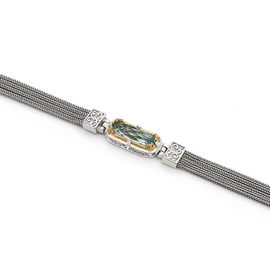 Anatoli Collection Blue Topaz Bracelet