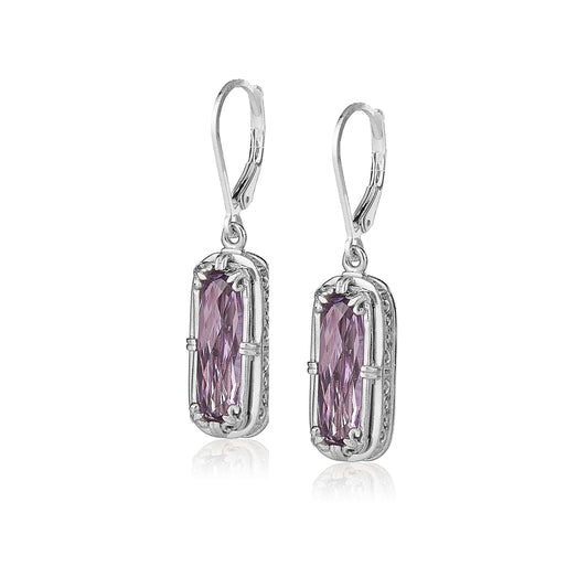 Anatoli Collection Lavender Amethyst Earrings