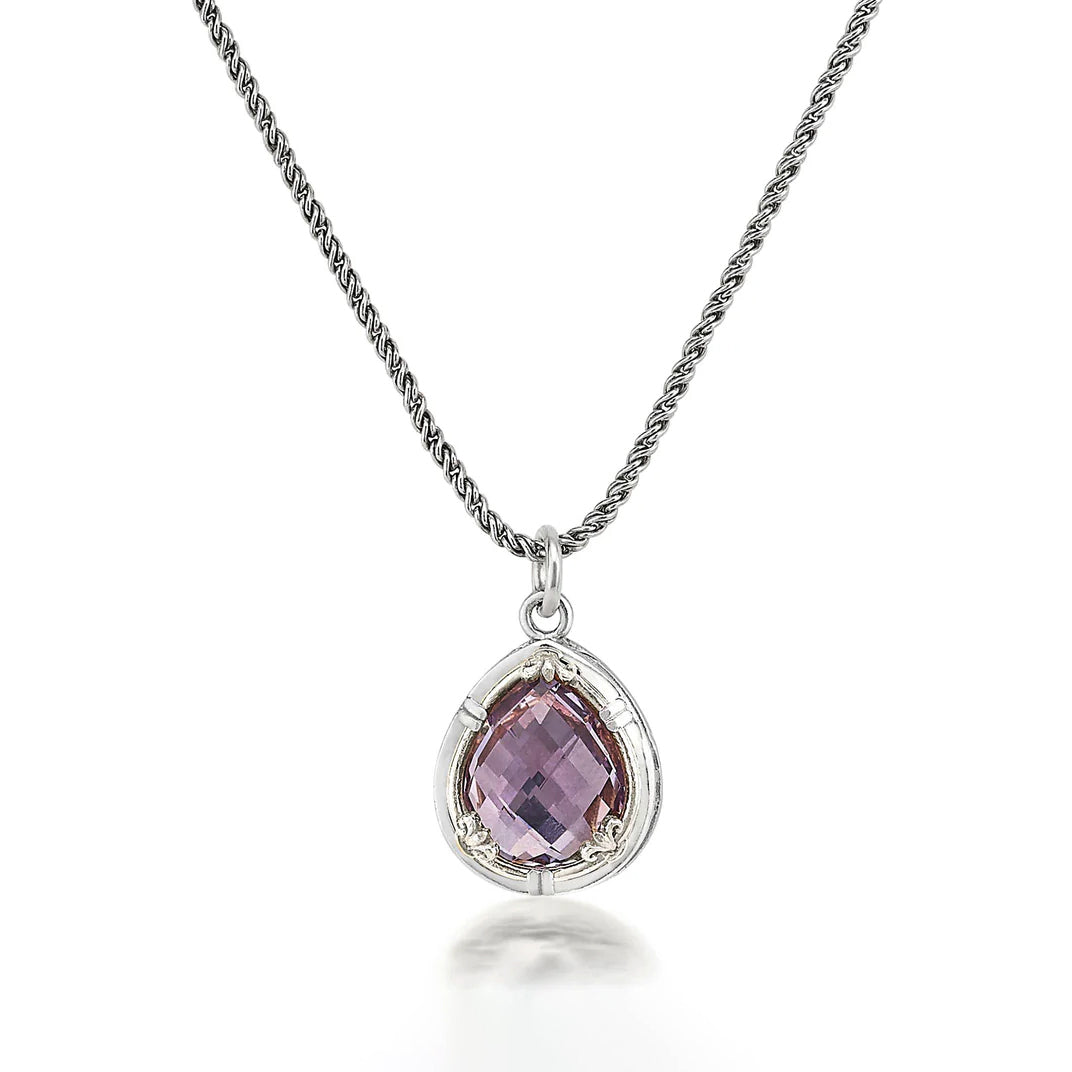 Anatoli Collection Lavender Amethyst Teardrop Pendant