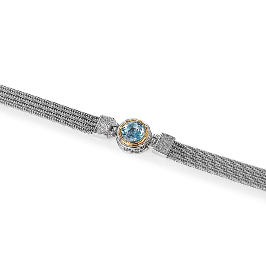 Anatoli Collection Blue Topaz Bracelet
