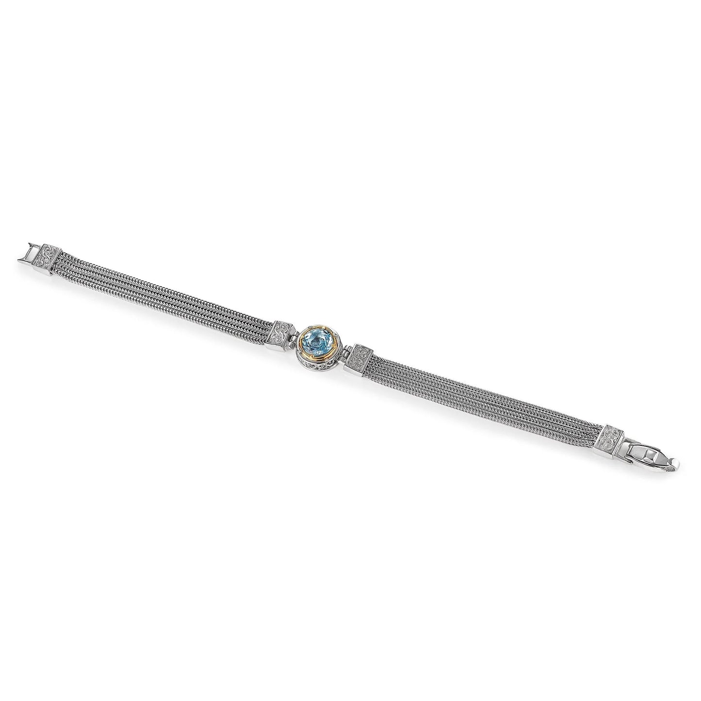 Anatoli Collection Blue Topaz Bracelet