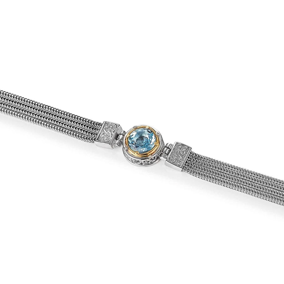 Anatoli Collection Blue Topaz Bracelet