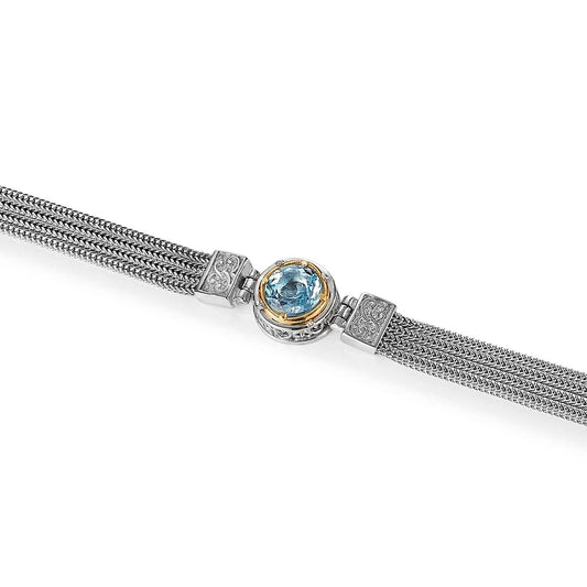 Anatoli Collection Blue Topaz Bracelet
