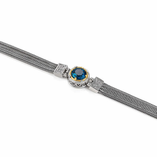 Anatoli Collection London Blue Topaz Bracelet