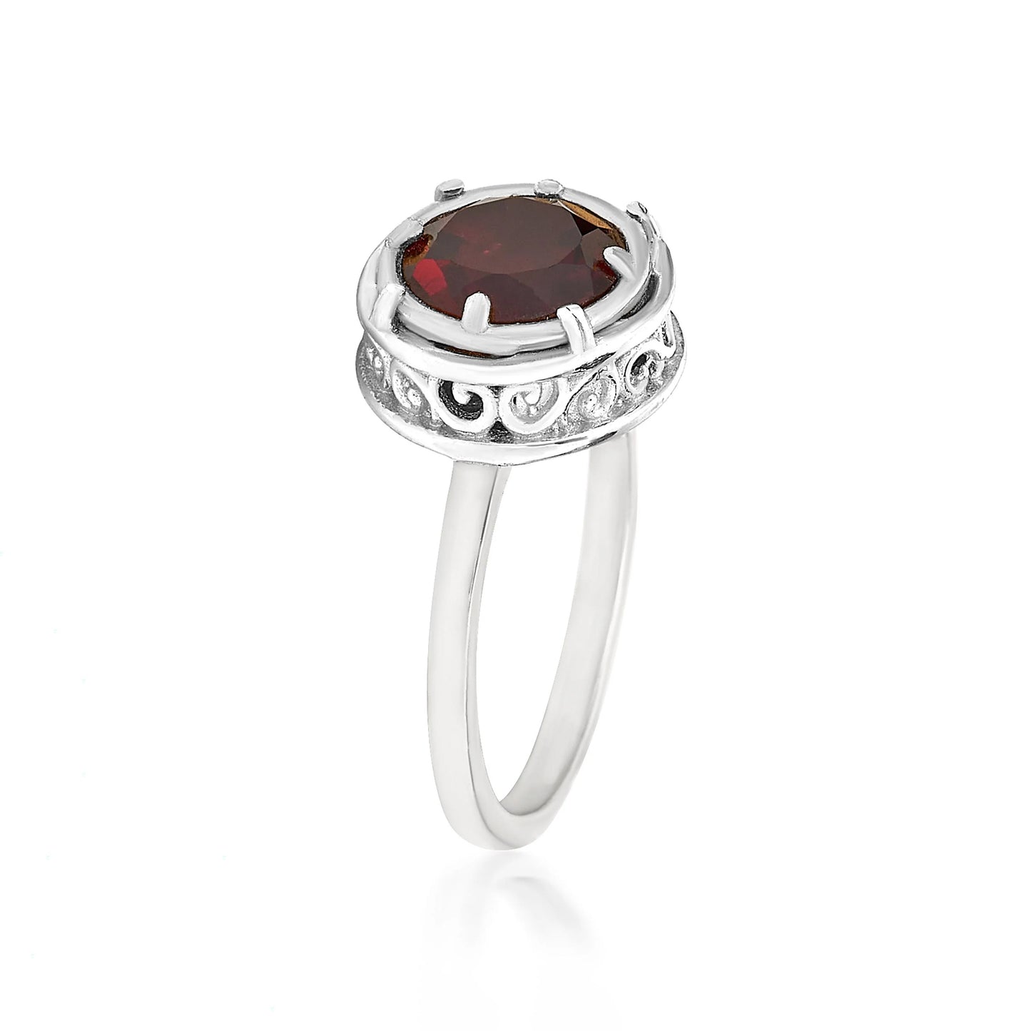 Anatoli Collection Garnet Ring (med)