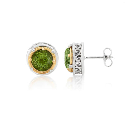Anatoli Collection Peridot Earrings (med)