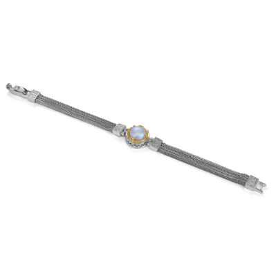 Anatoli Collection Gray Freshwater Pearl Bracelet