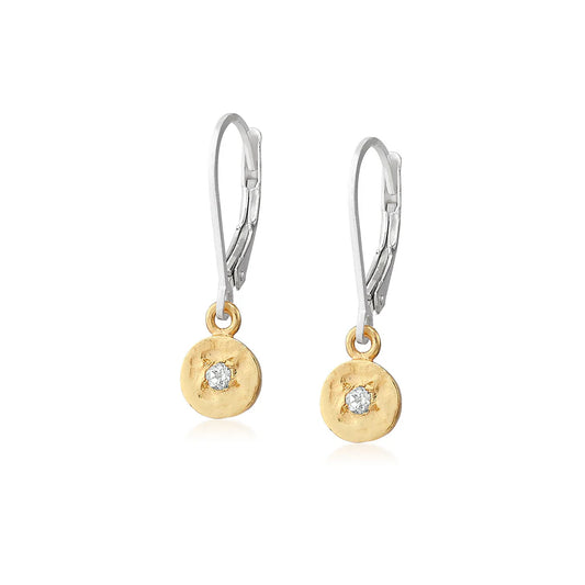 Anatoli Collection White Sapphire Earrings
